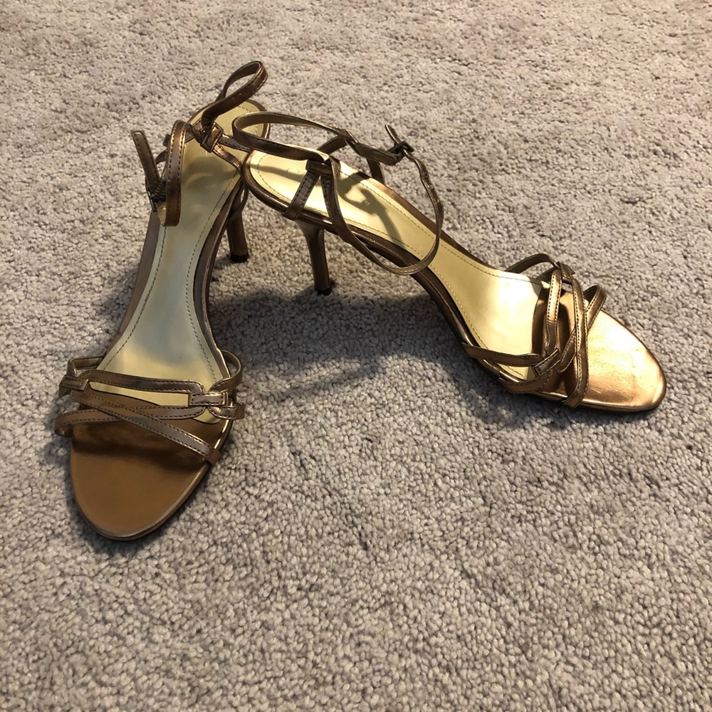 Cato women’s bronze heels size 10